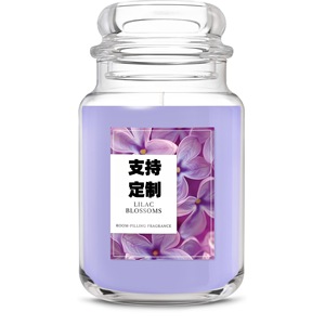 <span class=keywords><strong>Bougie</strong></span> parfumée en cire de soja naturelle, grand pot <span class=keywords><strong>Yankee</strong></span> standard UE/US, 623g 21oz, personnalisable, sans fumée, parfum d'ambiance pour la maison, OEM - Product Image 3