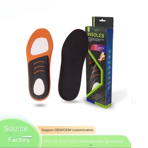 Pieds plats épaissis confortables absorbant les chocs, insertion <span class=keywords><strong>orthopédique</strong></span>, fasciite plantaire, soutien de la voûte plantaire, semelles intérieures pour hommes et femmes - Product Image 2
