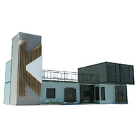 Casa Contenedor Modular Prefabricada de 2 Pisos y 40 Pies, 3 Dormitorios, Moderna Villa de Contenedores Marítimos, Estructura de Acero de Lujo