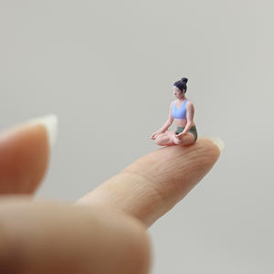Figura de Acción Miniatura de Yoga en Pose Thunderbolt Impresa en 3D Personalizada de IOTA, Material de Resina, Escala 1:64, Entretenimiento - Product Image 3