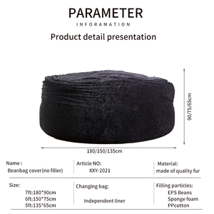 IStapromo Gifts Divano Gigante <span class=keywords><strong>a</strong></span> Sacco da 2,1 m in Memory Foam, Poltrona Oversize per Soggiorno - Product Image 6