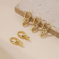 2023 Offre Spéciale 24K plaqué or bracelet collier fermoir minimaliste mode bijoux à bricoler soi-même fermoir accessoires bijoux