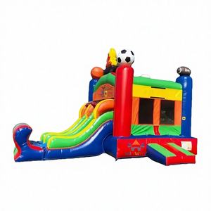 Structure Gonflable Commerciale de Haute Qualité 3-en-1 Double Piste Sportive - Écologique avec Garantie de 3 Ans - Amusement pour Tous les Âges - Product Image 1