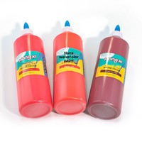 Peinture aquarelle en gros HongXi Culture, grand flacon de 500 ml, boîte de 24 couleurs pour artistes débutants - Peinture éducative DIY