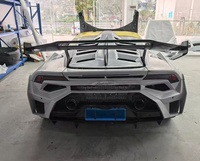 Kit carrosserie en fibre de carbone sèche STO amélioré, comprenant lèvre avant, pare-chocs, capot, aile et garde-boue pour Lamborghini Huracan LP580 LP610 Evo