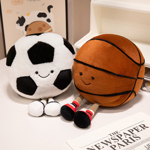 Coussin décoratif en mousse à mémoire de forme ultra douce en forme de ballon de basket, de football, de volley-ball ou de rugby - Product Image 2