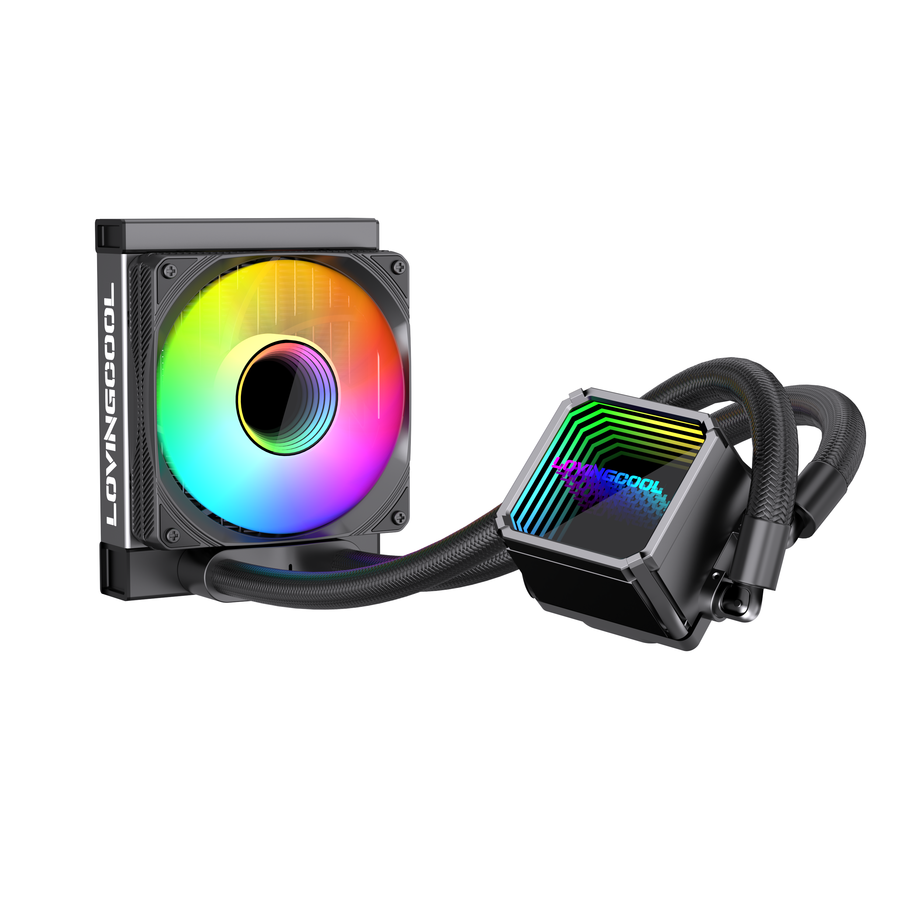 LOVINGCOOL 120mm AIO CPUクーラー高速液体水冷ファンゲーム用