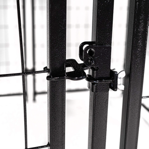 <span class=keywords><strong>Cages</strong></span> pour animaux de compagnie chenil pour chien avec toit couvert commercial en gros chenil pour chien en métal - Product Image 3