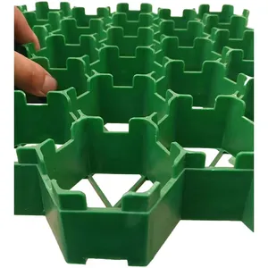 Fabricante de grade de pavimentação de grama de plástico HDPE permeável a água para construção de garagem, calçada, calçada, calçada, calçada, calçada e carros