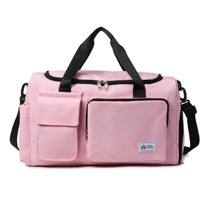 Custom Logo Oxford Fashion Waterproof Dry Wet Separation Short-Distance Zipper Closure Convenient Cheap Trolley Travel Bags - Product Image 5