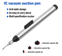 L-HT0225 Vakuum-Ansaugstift Saugheber Saugpumpe IC SMD Aufnahmewerkzeug Lötwerkzeug Entlötgerät mit 3 Saugern