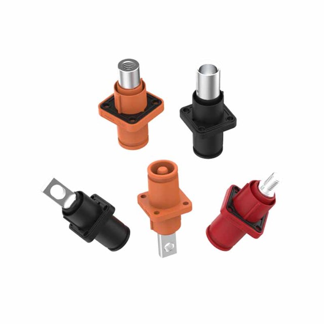 EV Battery Energy Storage High Current Terminal Connector 200A 300A Plug and Socket