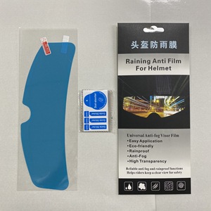汎用曇り止め自己粘着PET素材バイクヘルメットバイザーディスクステッカーウィンドウポジション透明5年以上保証 - Product Image 2