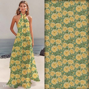 Venta Directa de Fábrica, Tela de Poliéster 100% con Estampado Digital de Flores para Ropa de <span class=keywords><strong>Mujer</strong></span>, Tela de Moda para Vestidos <span class=keywords><strong>Mango</strong></span> - Product Image 5