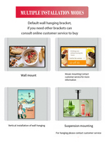 Afficheur numérique mural ZDHQ de 27 pouces, résolution 4K, écran tactile, mur vidéo, utilisation en libre-service en intérieur, pour ascenseurs commerciaux