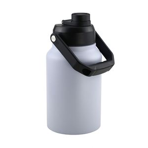 Bouteille isotherme en acier inoxydable de grande capacité 3,8 L (128 oz) avec compartiment pour glaçons, thermos pour boissons froides - Product Image 6