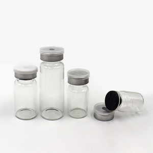 Customized 1ml 2ml 3ml 5ml 10ml 15ml 20ml 30ml Clear Amber <b>Glass</b> Vials <b>Bottle</b> <b>With</b> Plastic Cap for Liquid and Powder Packing - Product Image 6