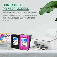 Hicor 305 XL 305XL Cartouche Cartridge tinta Inkjet diproduksi ulang warna untuk HP305 DeskJet 2710 Printer