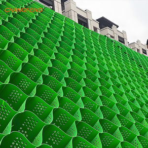 แผ่นรังผึ้ง HDPE สำหรับงานหนัก เป็นมิตรกับสิ่งแวดล้อม ป้องกันการกัดกร่อน ใช้สำหรับทางกรวด กำแพงกันดิน ปูพื้น ลานจอดรถ พื้นที่กลางแจ้ง - Product Image 4