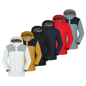 Stock d'usine et 3 jours d'expédition rapide hiver imperméable coupe-vent noir vers le bas coton randonnée ski - Product Image 5