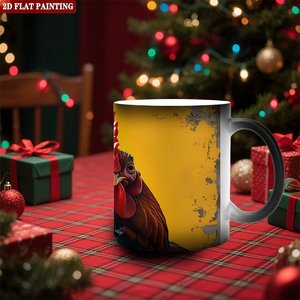<b>Ceramic</b> <b>Mug</b> 11oz Frosted Black Heat Sensitive Sublimation Blank Cup - Product Image 2