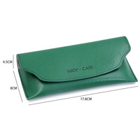 Bestpackaging, étuis à lunettes vintage de luxe avec logo en estampage à chaud, sac à lunettes en PU, emballage en cuir, étui à lunettes de soleil, logo personnalisé