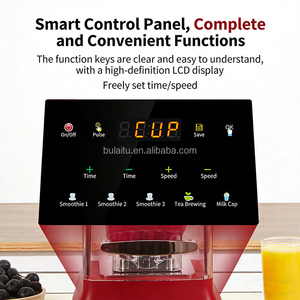 Licuadora Comercial Multifuncional de Alta Resistencia, 6 Cuchillas, Bajo Ruido, para Hacer Smoothies y Triturar, Motor de Cobre Puro de 1800W, 2L, para el Hogar - Product Image 3