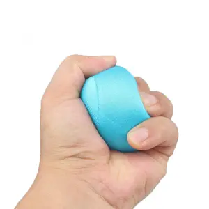 تصميم علاج يدوي مخصص ، كرة ضغط مضادة للإجهاد ، إصبع يد مع شعار