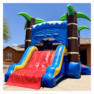 Tobogán Acuático Inflable Comercial, Castillo Hinchable Combinado con Piscina de Pelotas <span class=keywords><strong>para</strong></span> Fiestas Infantiles - Product Image 6