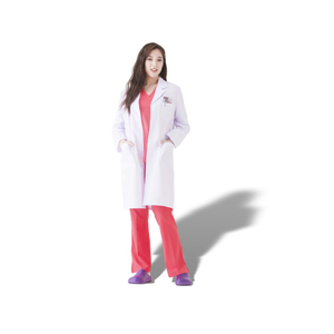 Bata de Laboratorio Transpirable Antiarrugas de Algodón y Poliéster <span class=keywords><strong>para</strong></span> Mujeres, <span class=keywords><strong>para</strong></span> Médicos y Enfermeras de Hospital, con Mangas Largas/Cortas - Product Image 1