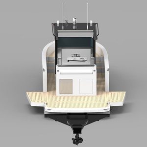 Yate de Cabina de Aluminio Kinlife Premium de 9 Metros, Elegante Crucero Familiar con Accesorios Marinos Completos - Product Image 6
