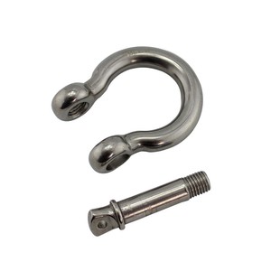 Grillete de Acero Inoxidable 304 en Forma de U, Anillo en D para Barcos, Herraje de Amarre - Product Image 2