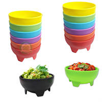 Bol de service en plastique GD406 pour salade mexicaine et condiments