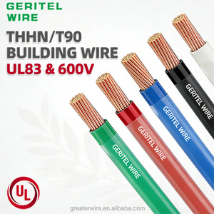 Haute conductivité 90 ° Fil THHN/THWN-2 humide/sec certifié UL83 pour projets industriels à grande échelle - Product Image 1