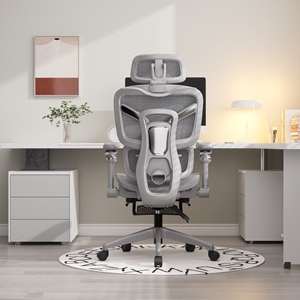 เก้าอี้สำนักงานสมัยใหม่ เก้าอี้สำนักงานตามหลักสรีรศาสตร์ ที่วางแขน 6D เก้าอี้สำนักงานผู้บริหารพนักพิงสูงแบบตาข่าย เก้าอี้คอมพิวเตอร์ - Product Image 3