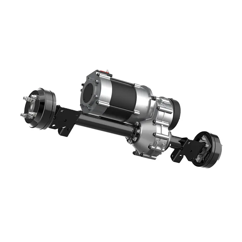 Brushless DC Motor Rear Axle Propeller Shafts Steel and Aluminum Electric Golf Cart Transaxle System with Differential