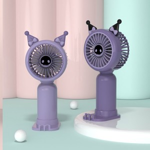 Mini Ventiladores Portátiles Recargables USB con Orejas de Conejo Rosa, Ventiladores de Mano con Forma de Animal para el Hogar, Hotel y Viajes - Product Image 6