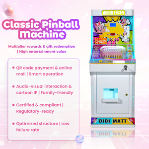 Máquina de Pinball Arcade Comercial con Monedas para Centros Comerciales y Parques, de un Solo Jugador - Product Image 5