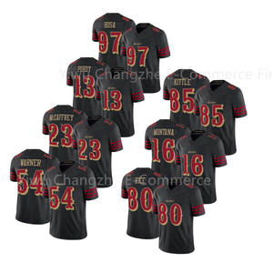 2025 maglia da Football americano uniforme cucita di alta qualità 23 # Mccaffrey 13 # Purdy 85 # Kittle 97 # Bosa traspirante e ad asciugatura rapida - Product Image 1