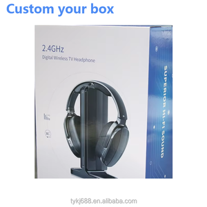 Casque HiFi sans fil pour TV <span class=keywords><strong>ou</strong></span> ordinateur Radio FM écouteurs casques avec microphone et récepteur sans fil casque de <span class=keywords><strong>jeu</strong></span> - Product Image 4