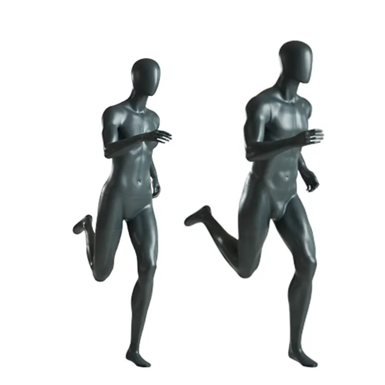 High Quality Sports Mannequin full body Stand Mannequin Muscle Male Female Mannequin Running Dummy