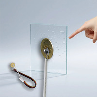 Interrupteur tactile MINI 3,7-24V 2,5A, contrôle tactile double mode, pour éclairage LED/niveau d'eau, panneau en plastique/verre de 4 mm