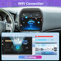 Autoradio Podofo 10'' Qualcomm pour Mitsubishi RVR 2019-2021 4+64G 8 cœurs CarPlay/Android Auto sans fil GPS WiFi 4G Ventilateur de refroidissement