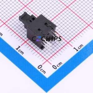 PS-7054DVB-6PN01 Push Button Switch Through hole Component (THT)-6P,7x7mm Switch No Lock Rectangle Plunger 100mA 30V - Product Image 2