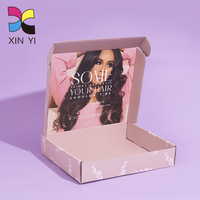 Vente en gros grande boîte cadeau personnalisée avec impression de logo revêtement UV gaufrage stratification mate pour emballage d'expédition pour coffret cadeau