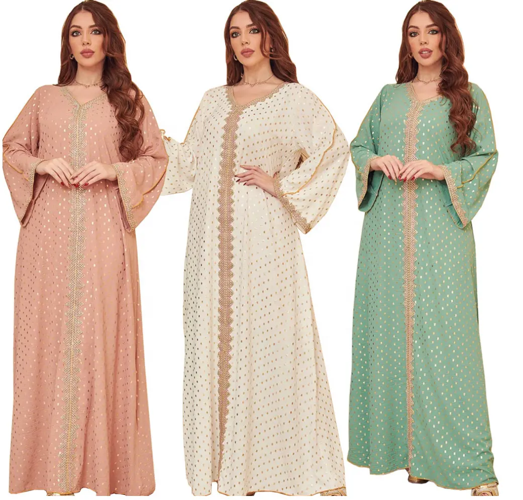 2022 थोक मुस्लिम Abaya मामूली कपड़े इस्लामी कपड़े Abaya पोशाक मुस्लिम Abaya के लिए मध्य पूर्व दुबई बागे महिलाओं