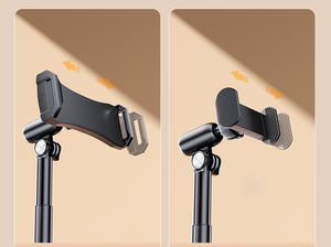 Support de téléphone pratique à fixer au-dessus de la tête, base ronde pour bureau, support réglable pour diffusion en direct, adapté aux téléphones portables et tablettes - Product Image 4