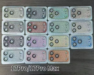 Película Protectora para Lente de Cámara con Anillo Metálico, Cristal Templado 9H para 17 Pro Max, Air, 16, 15, 14, 13, <span class=keywords><strong>12</strong></span>, 11 Pro Diamond - Product Image 6