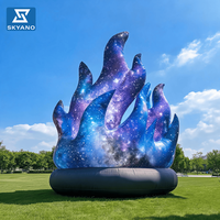 Modèle gonflable publicitaire Galaxie Flamme, Ciel Étoilé, pour scène et événements