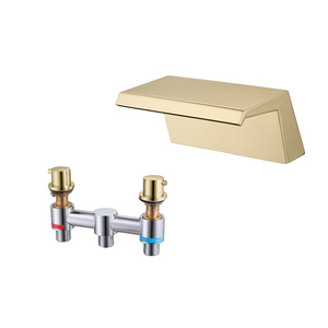 Grifo de Baño de Latón Hongdec de un Solo Grifo, Montado en la Pared, para Bañera, con Válvula de Cerámica, Rociador de Lluvia, Alto Flujo - Product Image 6